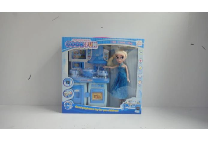 Modular Cabinet Barbie Blue with Lights and Music