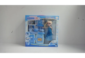 Modular Cabinet Barbie Blue with Lights and Music