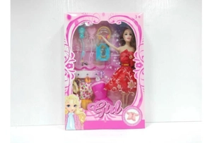 Solid Body Girl Blister Pack (Moveable Hands)