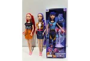 11-inch solid body movable hand and thigh demon-hunting witch doll with shoes, 3 style mix