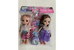 6 inch solid multi-joint eyeball boutique doll strap shoes