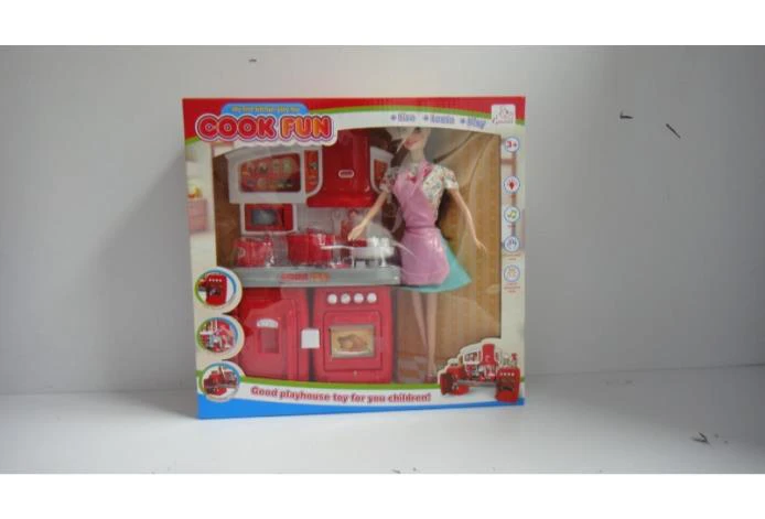 Modular Cabinet Barbie Bright Red with Lights and Music