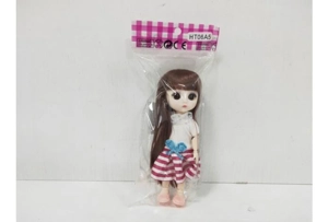 6-Inch Exquisite Doll with Keychain OPP Bag