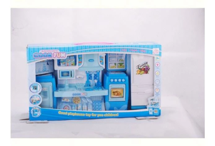 Modular Cabinet Blue with Lights and Music