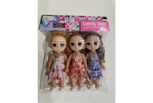 6-inch hollow body 5-joint printed eye boutique doll with shoes