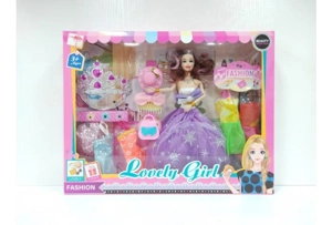 11-inch Solid Body Movable 9-Joint Fashion Barbie Doll