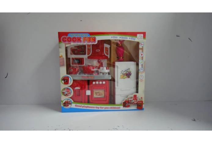 Modular Cabinet Bright Red with Lights and Music