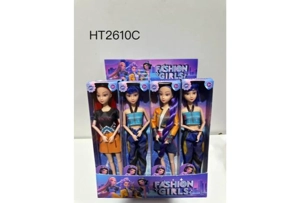 11-inch solid body 11-joint demon-hunting witch doll with shoes, 3 style mix