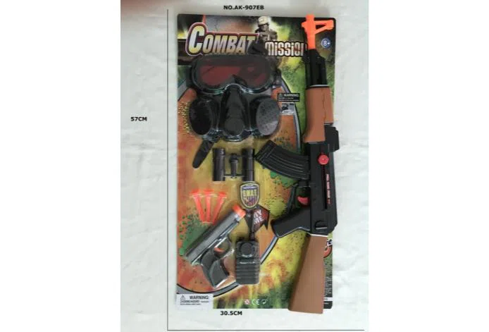 Gun set, large card gun set, manual soft bullet gun set, PVC suction cup, soft bullet, bullet shooting, gun smashing gun, smashing gun, shooting gun, simulated toy gun