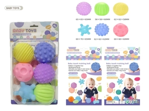 Rubber soft balls. Baby touch balls. Water play balls. Squeeze balls. Hand-grip balls. Bath toys. Water spray toys