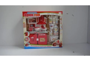 Modular Cabinet Sanitary Bright Red with Lights and Music