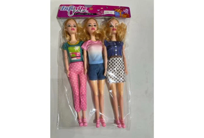 11 inch solid body 11 joint Barbie doll strap shoes