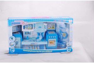 Modular Cabinet Blue with Lights and Music