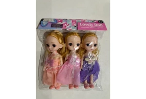 6 inch solid multi-joint eyeball boutique doll strap shoes