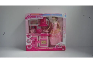 Detachable Cabinet Barbie Pink with Lights and Music