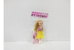 5-inch Solid Doll with Shoes OPP Bag