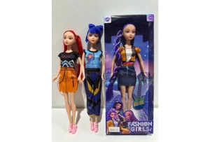 11-inch solid body movable hand and thigh demon-hunting witch doll with shoes, 3 style mix