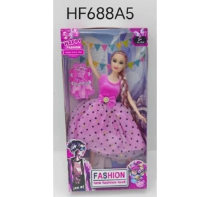 11.5 inches 9 joints (foot strap joints) Barbie doll