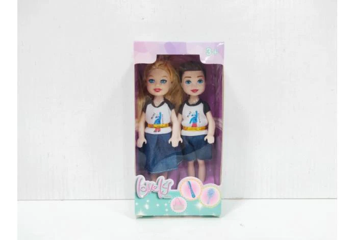 5-inch Solid Doll with Shoes Window Box