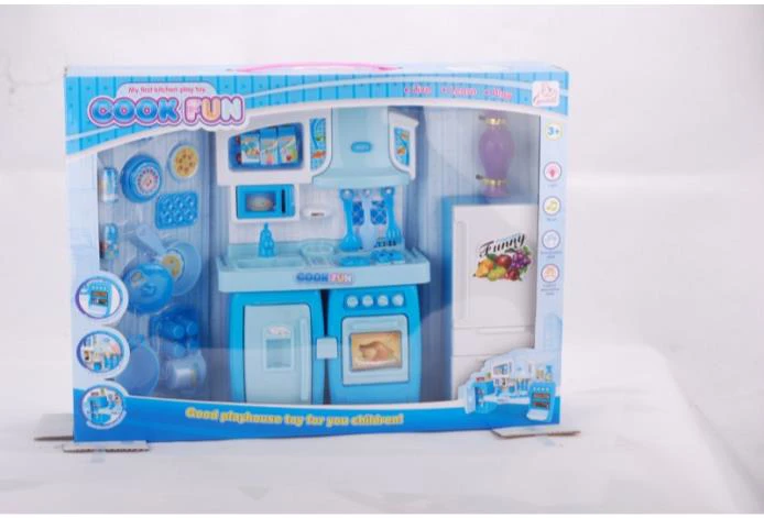 Modular Cabinet Blue with Lights and Music