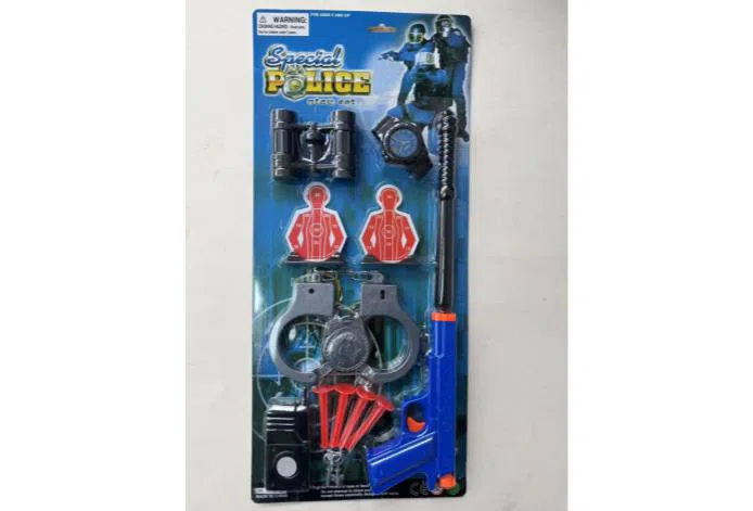 Gun Set: Manual Soft Shotgun Set, PVC Suction Cup, Soft Bullet, Bullet Shooting Gun Piece, Police Set