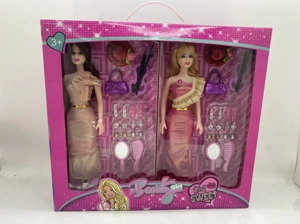 11.5-inch Barbie PE bottom pressure empty body 4 types of mixed outfit