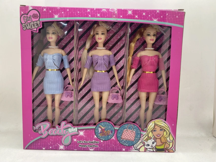 11.5-inch fashion Barbie real 2 multi-color mix