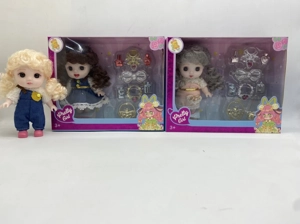 6-inch Fashion Expression Doll Vinyl Cute Doll Mixed Styles