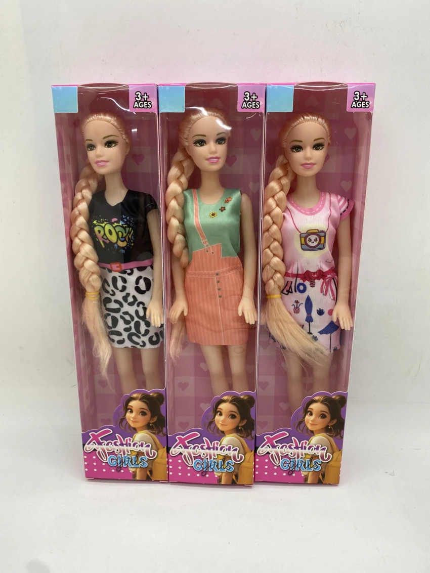 11.5-inch Barbie hollow movable scaffolding is a variety of mixed outfits