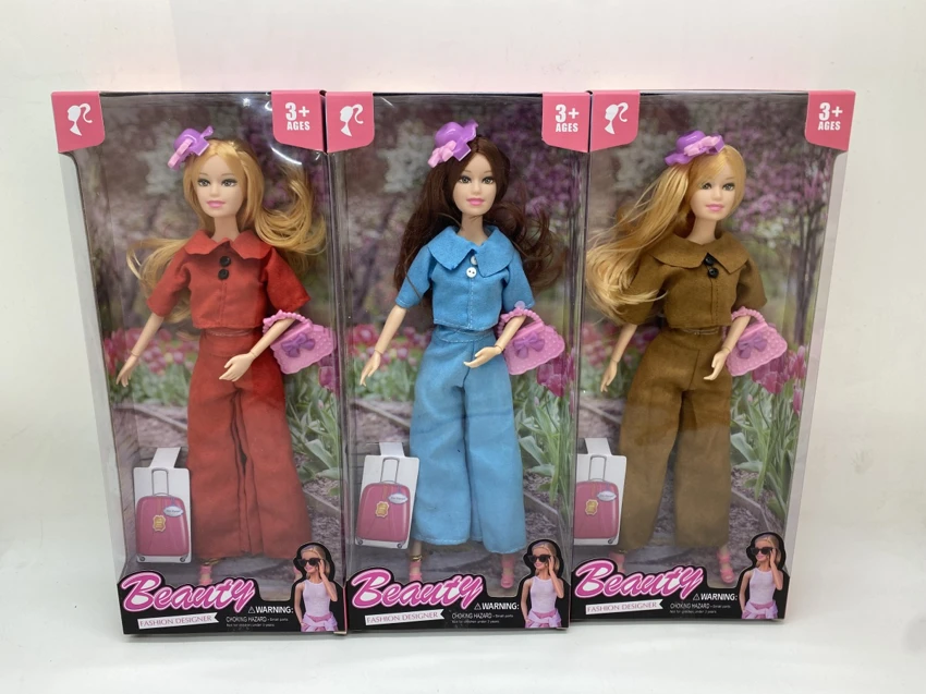 11.5-inch fashion Barbie solid body joint hand multi-color mix