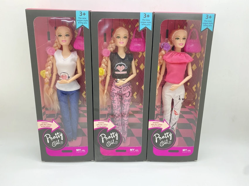 11.5-inch fashion Barbie solid joint hand suit is a variety of mixed outfits