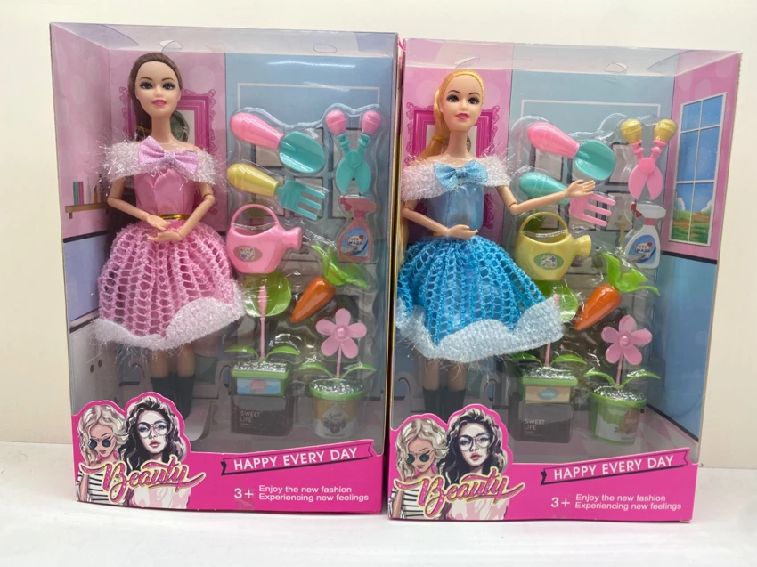 11.5 inch fashion Barbie solid joint hand clothes multi-color mix