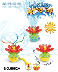 Swimming pool lawn sprinkler flowering three-in-one (atomized water out, spiral water outlet, pipe out)