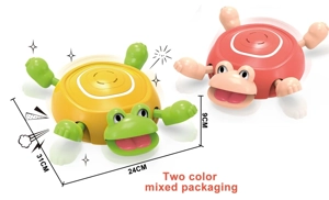 Balance training river crossing stones funny dynamic frog without light and sound effect