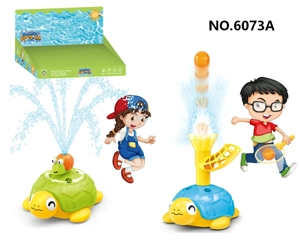 Pool lawn sprinkler turtle (snail out of the water catch)