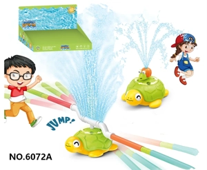 Pool lawn sprinkler turtle (snail out of the water, skipping rope)