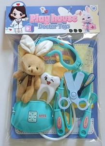 Blue Play Home Medical Kit (Plush Bunny)