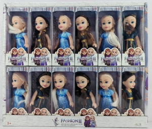 6-inch chubby doll body ice and snow doll 12PCS