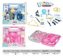 Playhouse Medical Kit Storage Box with Window and Handle