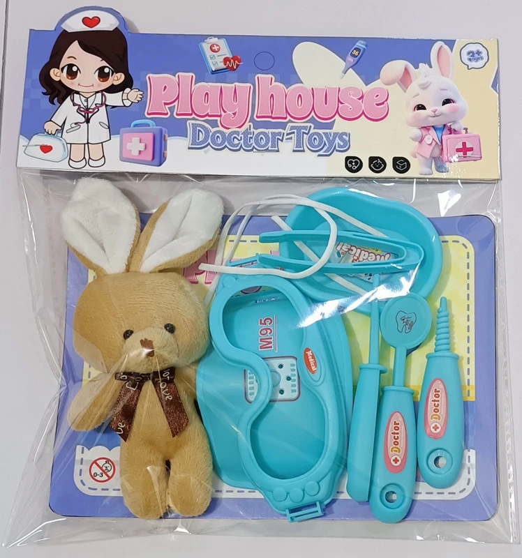 Blue Play Home Medical Kit (Plush Bunny)