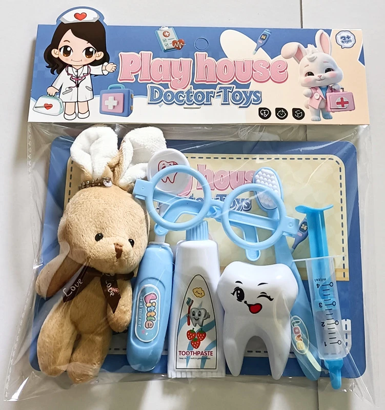 Blue Play Home Medical Kit (Plush Bunny)