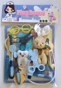 Blue Play Home Medical Kit (Plush Bunny)
