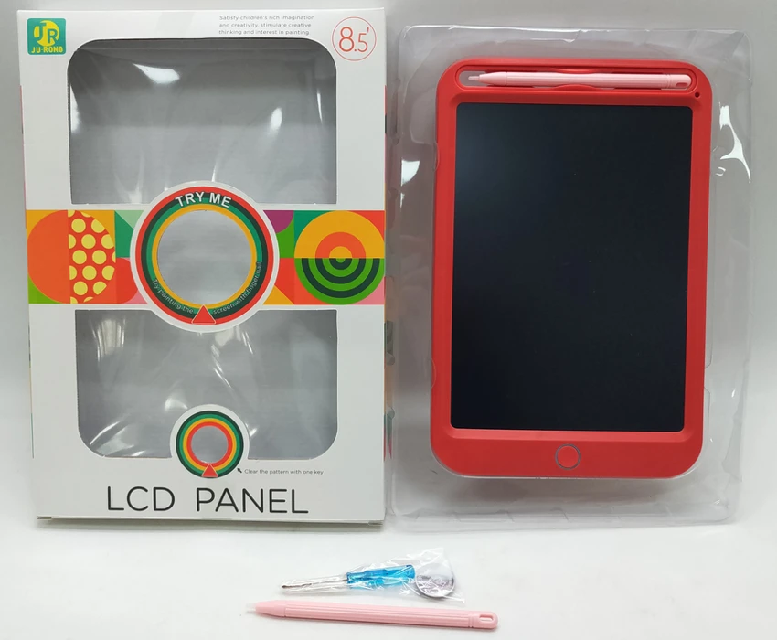 8.5' LCD Writing Tablet Color (with blister distribution battery, screwdriver and pen)