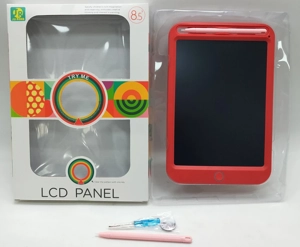 8.5" LCD Writing Tablet Color (with blister distribution battery, screwdriver and pen)
