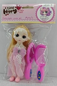 6-inch realistic Ye Luoli doll with comb and mirror