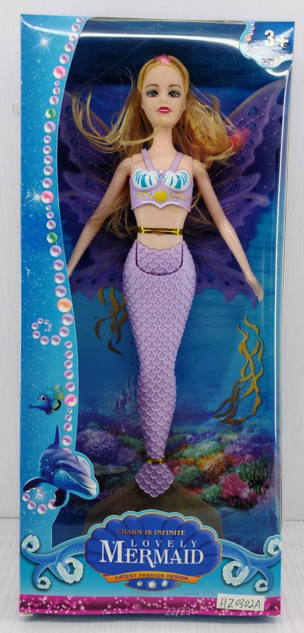 11.5-inch winged mermaid