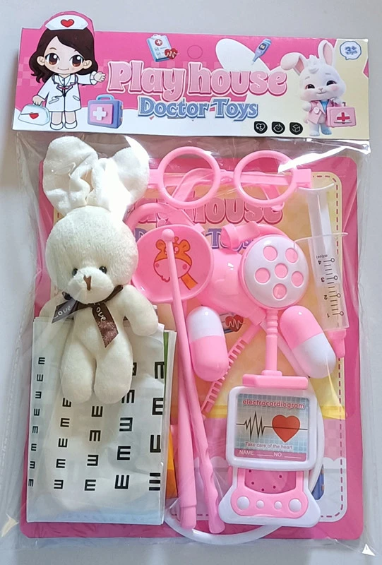 Pink Play Home Medical Kit (Plush Bunny)