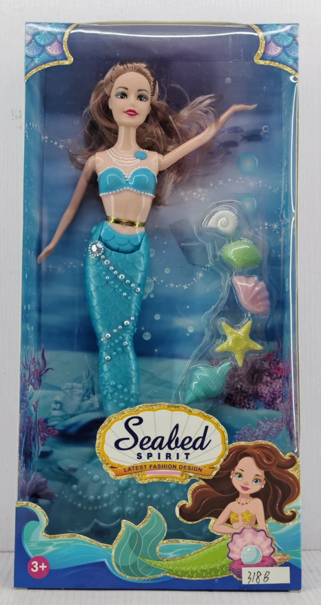 11.5-inch mermaid with shell