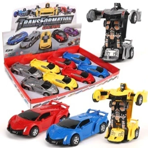 Inertia collision transforming Venom sports car