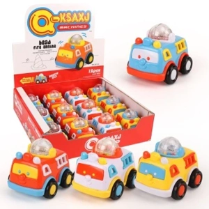 Inertia rattle cartoon car